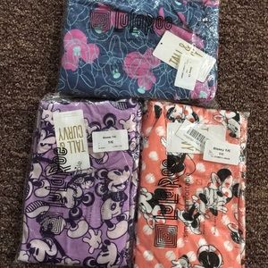 3 pack LuLaRoe Disney leggings TC